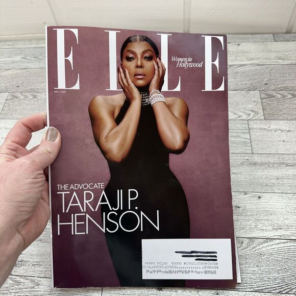 Elle Magazine -‎ December 2023 January 2024 - Taraji P Henson - New Never Read - Picture 3 of 9